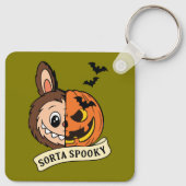 Sorta Spooky Halloween Cute Labubu キーホルダー (裏面)