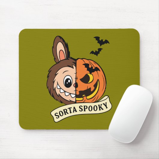 Sorta Spooky Halloween Cute Labubu マウスパッド (マウス)