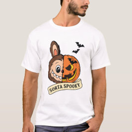 Sorta Spooky Halloween Cute Labubu Tシャツ