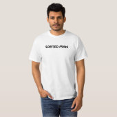 Sorted Man スラングワードTシャツ Tシャツ (正面フル)