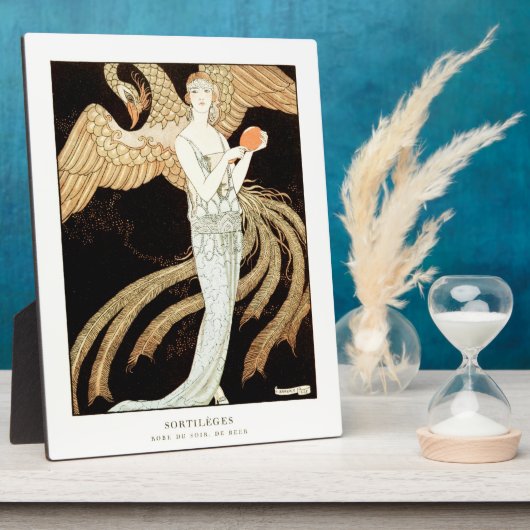 Sortileges:夕べドレスby George Barbier フォトプラーク (側面)