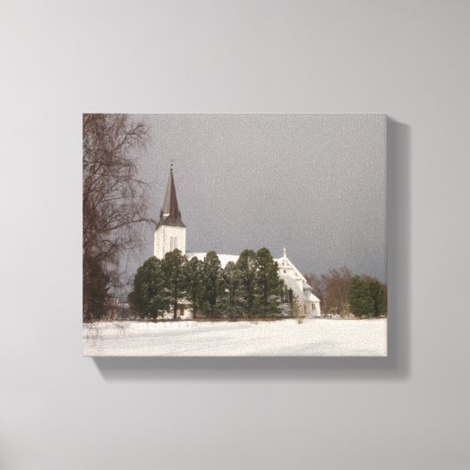 Sortlande Kirke Canvas Print キャンバスプリント (正面)