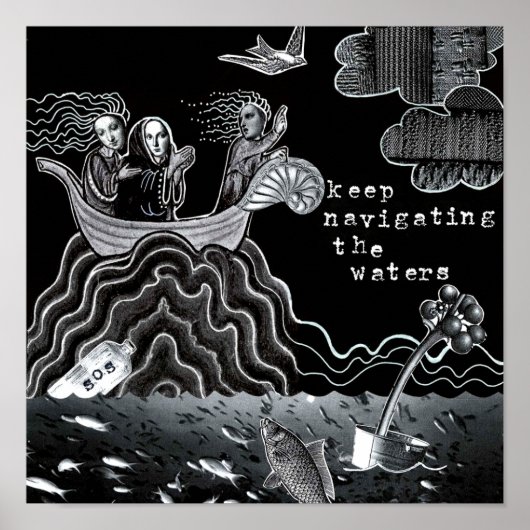 SOSが保海を航行 ポスター (正面)