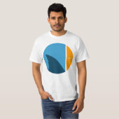 SOSの保存は私達の海私達の鮫の円を救います Tシャツ (正面フル)