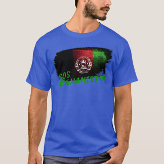 SOSアフガニスタンホワイト Tシャツ