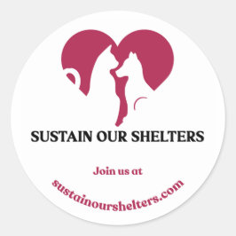 SOSロゴシール ラウンドシール