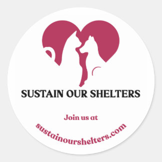 SOSロゴシール ラウンドシール