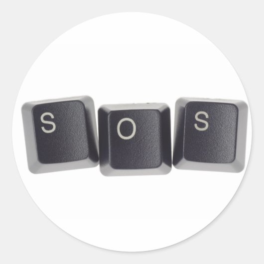 SOS ラウンドシール (正面)