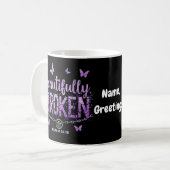 SOS Beautifully Broken レイズ アウェアネス アンド サポート コーヒーマグカップ (正面左)