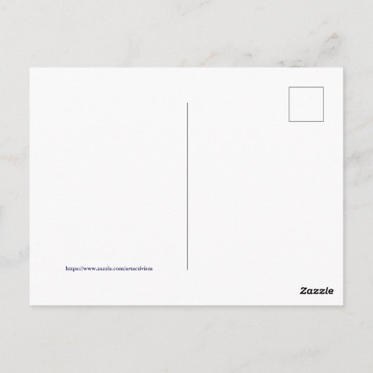 SOS Save Our Public Schools Postcard ポストカード (裏面)