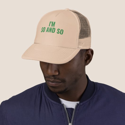 So's So's Trucker Hat キャップ (インサイチュ)