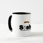 Soshelロゴ コーヒーマグ マグカップ (正面左)