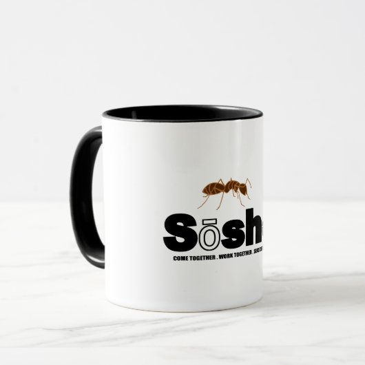 Soshel Logo Coffee Mug マグカップ (正面左)