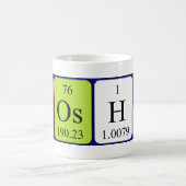 Soshiの定期的なテーブル名mag コーヒーマグカップ (中央)