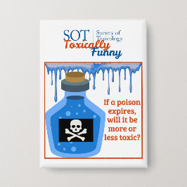 SOT – 毒性 – おもしろい期限切れの毒ボタン 缶バッジ