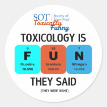 SOT – 毒性 – おもしろい毒性学はおもしろいシール