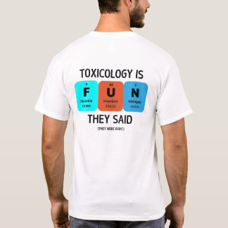 SOT – 毒性 – おもしろい毒性学はおもしろい Tシャツ
