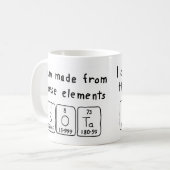 Sota定期的なテーブル名mag コーヒーマグカップ (正面左)