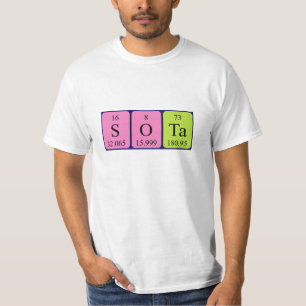 Sota期別表名のシャツ Tシャツ