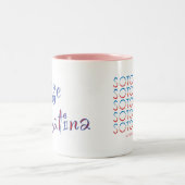 Sotomayorの賢いラテンアメリカ系女性のコップ ツートーンマグカップ (中央)