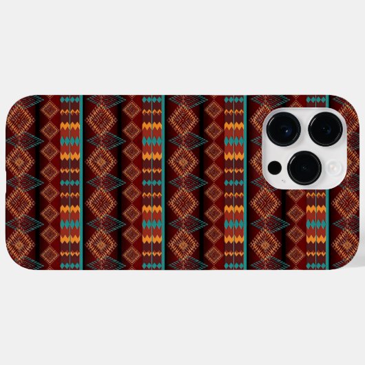 Souhwestern ehnic pattern Case-Mate iPhoneケース (裏面 (横))