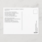 Soul 21ポストカードのカレンダー ポストカード (裏面)