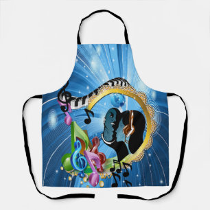 Soul All-Over-Music Tank Topのプリント エプロン
