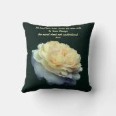 Soul And Mind Rumi Inspirational Quote クッション (裏面)