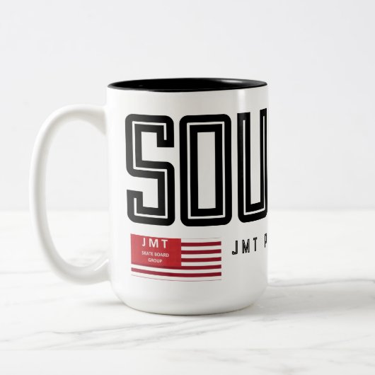 SOUL BRO 2トーンマグ、15オズ ツートーンマグカップ (左)