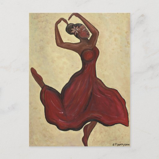 Soul in Motionポストカード ポストカード (正面)