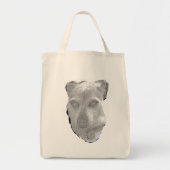 Soul in the Scruff – Emotional Dog Portrait Tote トートバッグ (正面)