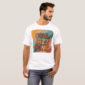Soul Jazz Funk 70's T-Shirt Tシャツ (正面フル)