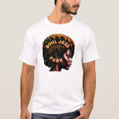 Soul Jazz Funk afro T-Shirt Tシャツ (正面)