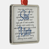 Soul Mateに関する言葉 メタルオーナメント (右)