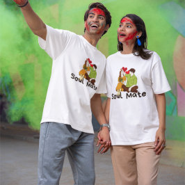 Soul MateカップルTシャツ – ロマンチックで心のこもった Tシャツ