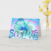 Soul Mateグリーティングカード カード (黄色い花)