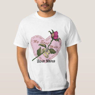 Soul Mate結婚のハートカスタムTシャツ Tシャツ