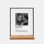 Soul Mate辞書の定義(写真カスタム付き) アクリルサイン (正面)
