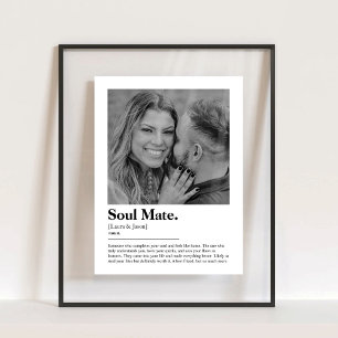 Soul Mate辞書の定義(写真カスタム付き) アクリルサイン