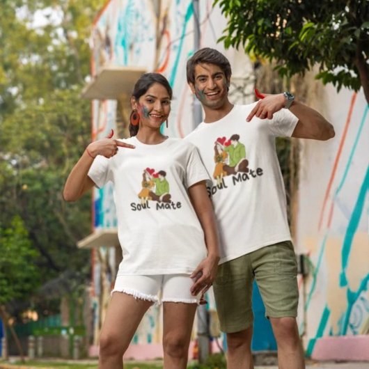 Soul Mate Women's Tシャツ – ロマンチックスタイリッシュで