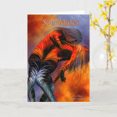 Soul Matesグリーティングカード カード (黄色い花)