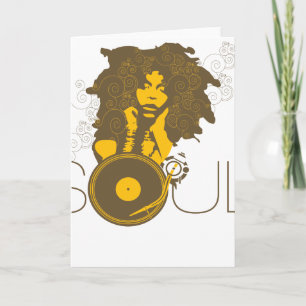 Soul Music Greeting Card カード