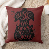 Soul Music Pillowの音楽 クッション (ブランケット)