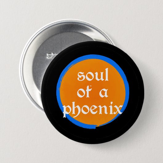 Soul of a Phoenix Button 缶バッジ (正面&裏面)