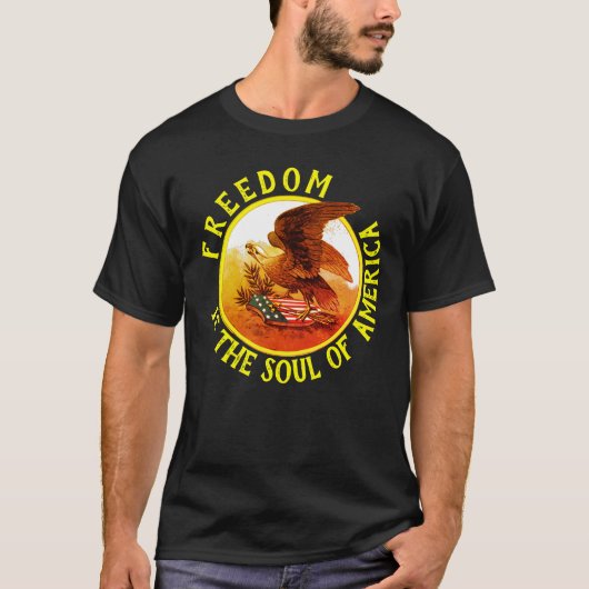 Soul of America (color dark) Tシャツ (正面)