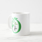 “Soul of Nature Mug | Man & Tree Design” コーヒーマグカップ (正面左)