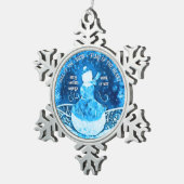Soul of SnowLadyセラミックボールオーナメント スノーフレークピューターオーナメント (右)