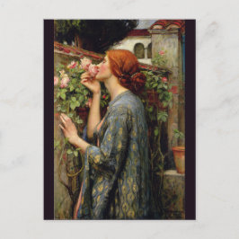 Soul of the バラ by John William Waterhouse ポストカード