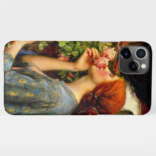 Soul of the Rose John William Waterhouse iPhoneケース (裏面横)
