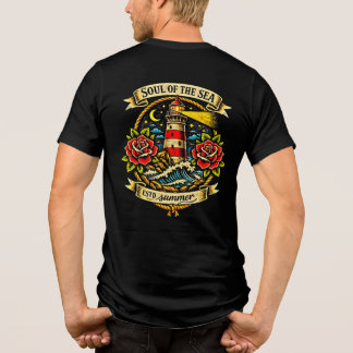 Soul of the Sea Old School Sailor Tattoo トライブレンドＴシャツ